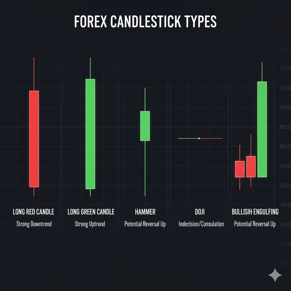 types of forex trading candle sticks